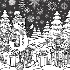 christmas coloring pages frozen