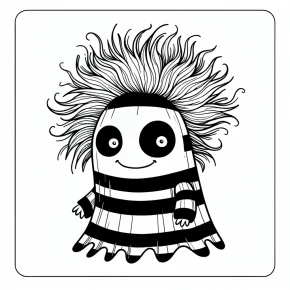 printable beetlejuice coloring pages