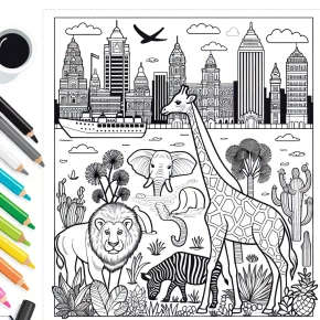 madagascar country coloring pages