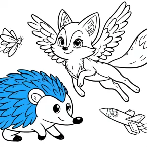 printable sonic and tails coloring pages