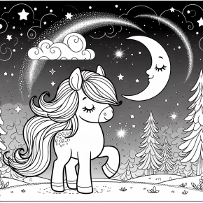 my little pony luna coloring pages