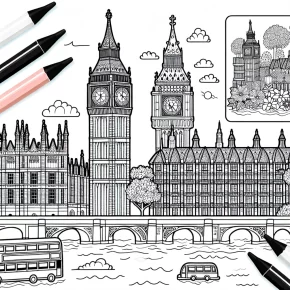 big ben coloring pages