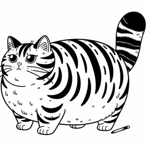 pusheen cat coloring pages free