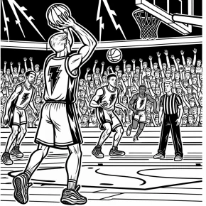 okc thunder coloring pages