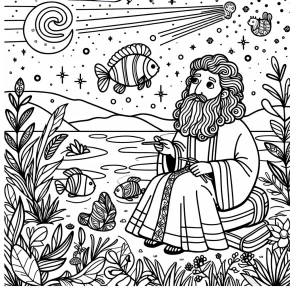 baby moses coloring pages