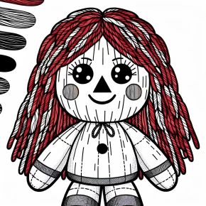 raggedy ann coloring pages