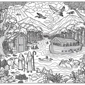 book of genesis coloring pages