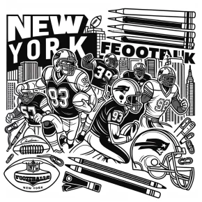 new york jets coloring pages