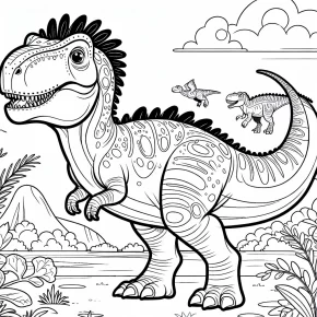 giganotosaurus coloring pages