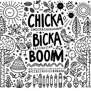 chicka chicka boom boom coloring pages