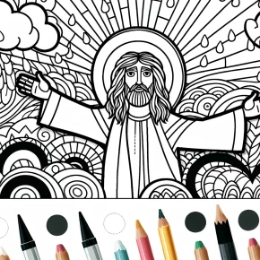 god loves me coloring pages free