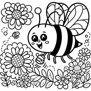 bee movie coloring pages