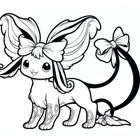 pokemon sylveon coloring pages