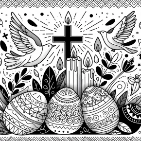 easter jesus coloring pages