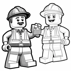 lego emmet coloring pages