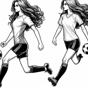 alex morgan coloring pages