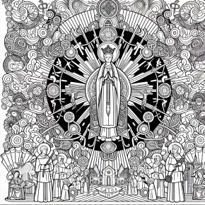 catholic coloring pages for adults