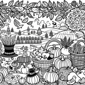 fall bible coloring pages