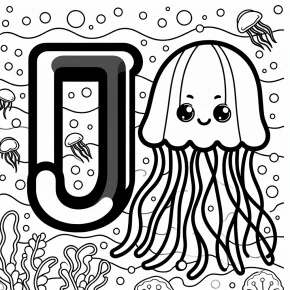 j is for jellyfish.