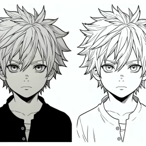 killua coloring pages