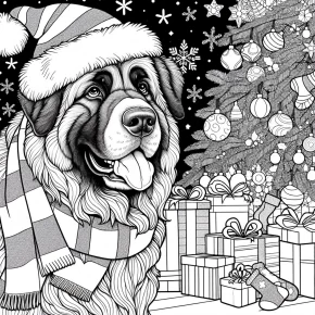 scooby doo christmas coloring pages