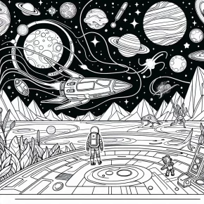 miles from tomorrowland coloring pages