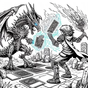 yugioh coloring pages