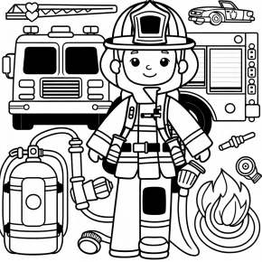 fireman sam coloring pages