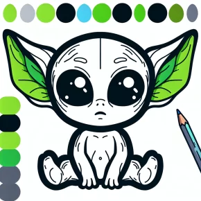 free baby yoda coloring pages