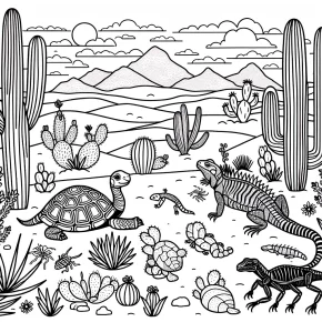 animal habitats: desert.