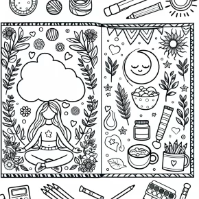 self care coloring pages