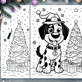 christmas scooby doo coloring pages