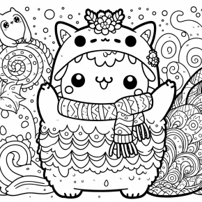 printable sanrio coloring pages