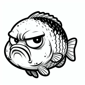 pout pout fish coloring pages