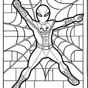 spiderman coloring page