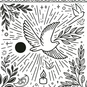 holy spirit coloring pages