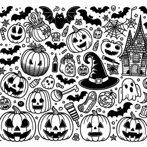 nick jr halloween coloring pages