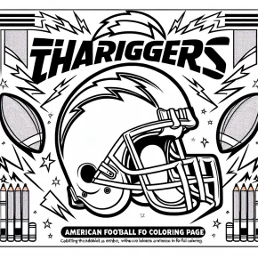 san diego chargers coloring pages