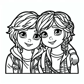 bff coloring pages printable