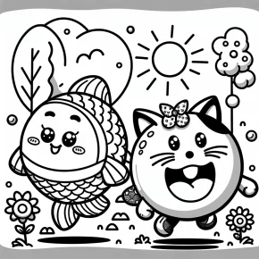 gumball and darwin coloring pages