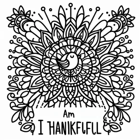 i am thankful coloring pages