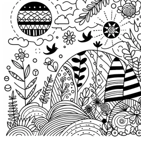 free printable easy inspirational coloring pages