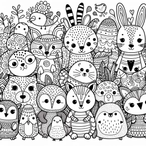 critter coloring pages