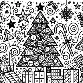 math christmas coloring pages