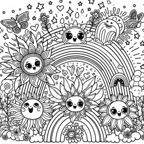 rainbow brite coloring pages free