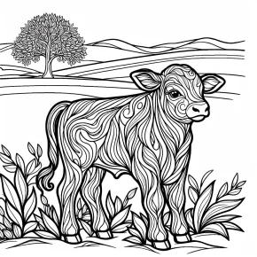 coloring pages golden calf