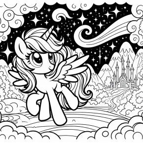 my little pony friendship is magic coloring pages online