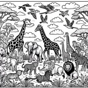 zoo animal coloring pages for preschool