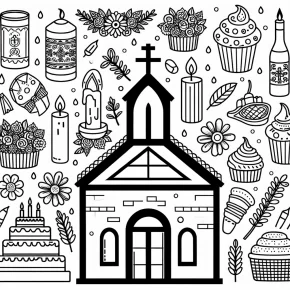 all saints day coloring pages