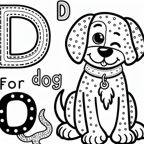 d is for dog.